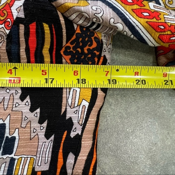 Trina Turk Womens Silk Blazer Tribal Diamond Moderna Sz 10 Southwestern Boho EUC - Picture 9 of 10